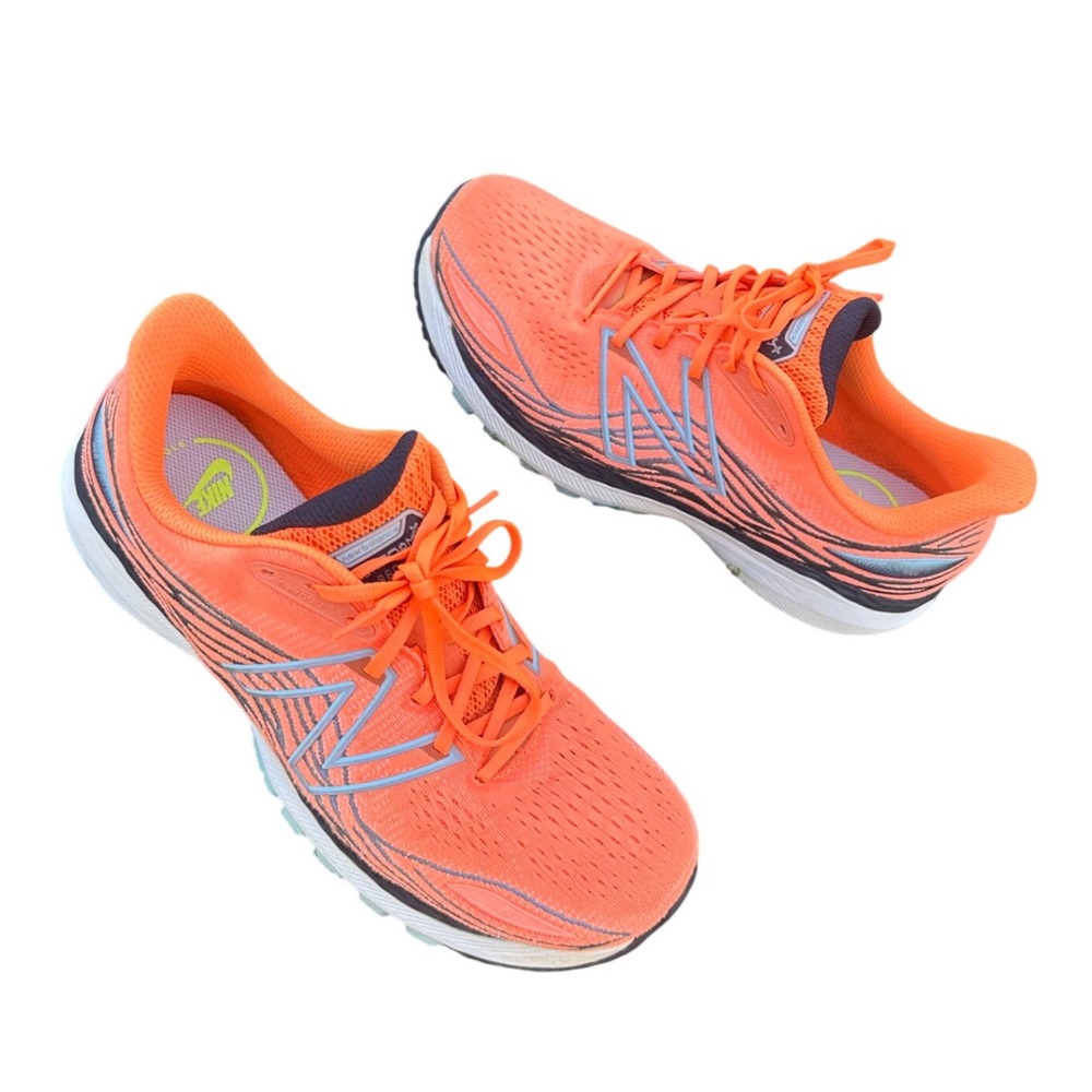 New Balance Fresh Foam X 860 V12 Running Shoes‎ Men's Size 11 Orange Gray